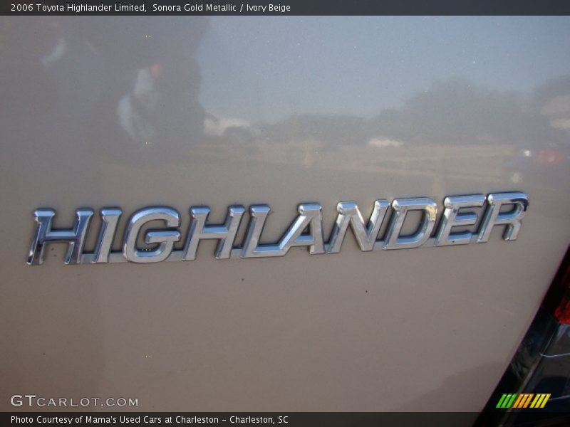 Sonora Gold Metallic / Ivory Beige 2006 Toyota Highlander Limited