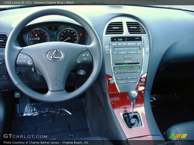 Smokey Granite Mica / Black 2009 Lexus ES 350