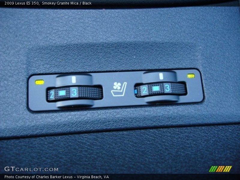 Smokey Granite Mica / Black 2009 Lexus ES 350