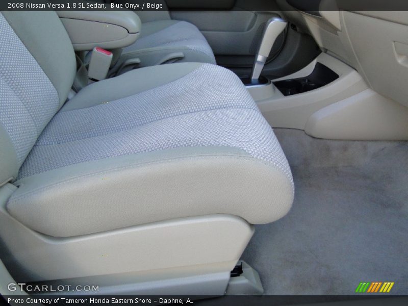 Blue Onyx / Beige 2008 Nissan Versa 1.8 SL Sedan