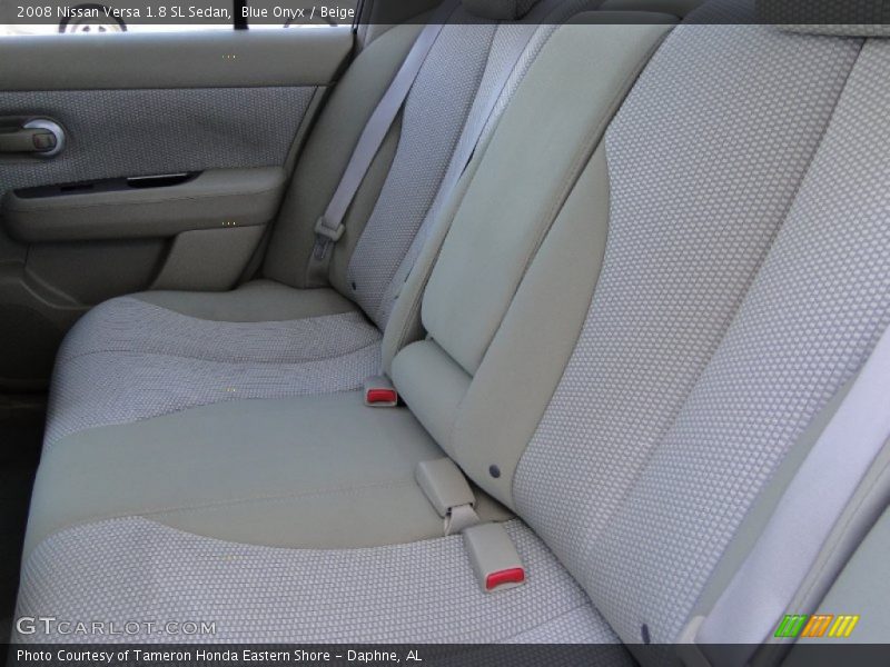 Blue Onyx / Beige 2008 Nissan Versa 1.8 SL Sedan