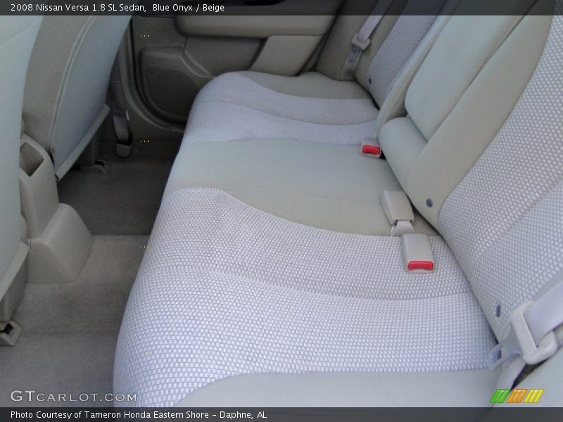 Blue Onyx / Beige 2008 Nissan Versa 1.8 SL Sedan