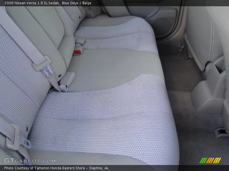 Blue Onyx / Beige 2008 Nissan Versa 1.8 SL Sedan