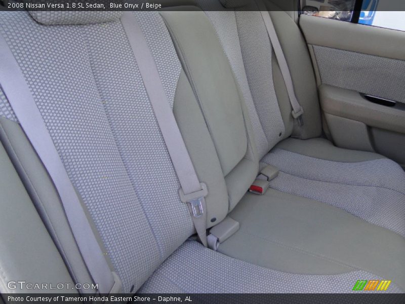 Blue Onyx / Beige 2008 Nissan Versa 1.8 SL Sedan