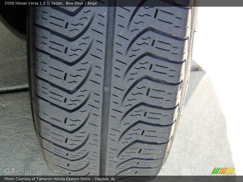 Blue Onyx / Beige 2008 Nissan Versa 1.8 SL Sedan