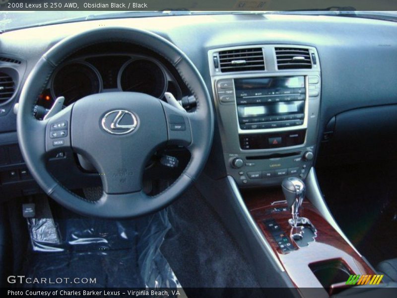 Obsidian Black / Black 2008 Lexus IS 250 AWD