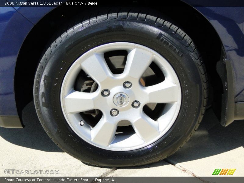 Blue Onyx / Beige 2008 Nissan Versa 1.8 SL Sedan