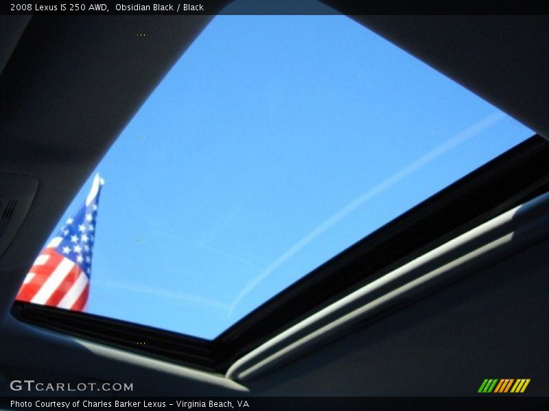 Obsidian Black / Black 2008 Lexus IS 250 AWD