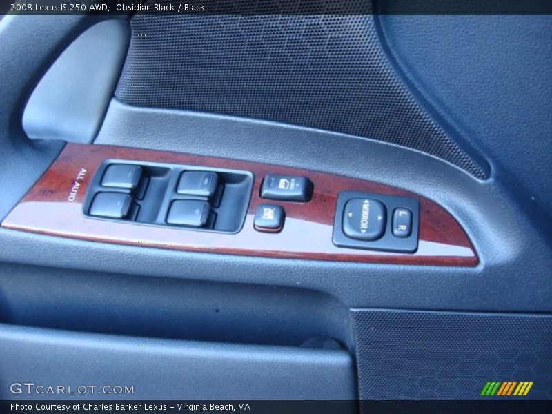 Obsidian Black / Black 2008 Lexus IS 250 AWD