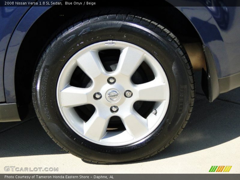 Blue Onyx / Beige 2008 Nissan Versa 1.8 SL Sedan
