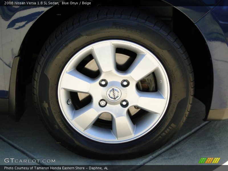 Blue Onyx / Beige 2008 Nissan Versa 1.8 SL Sedan