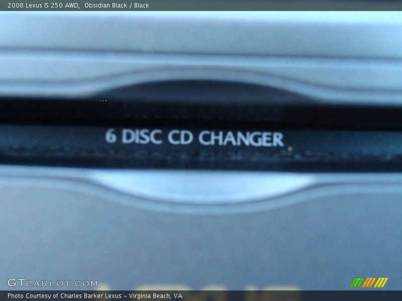 Obsidian Black / Black 2008 Lexus IS 250 AWD