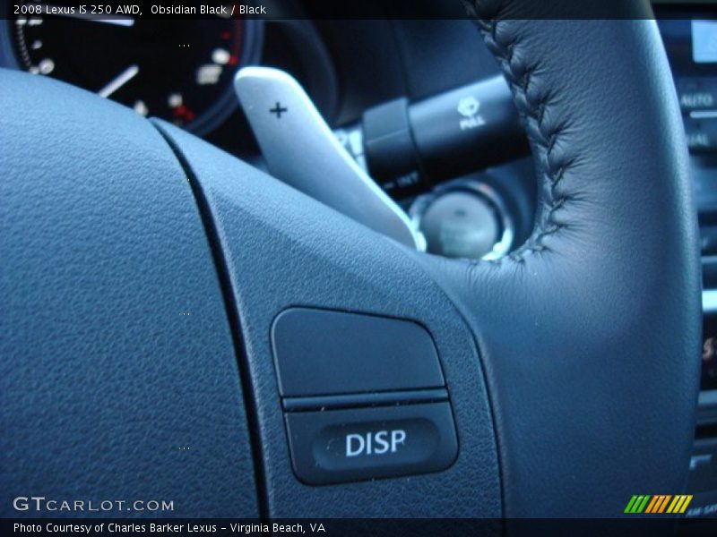 Obsidian Black / Black 2008 Lexus IS 250 AWD