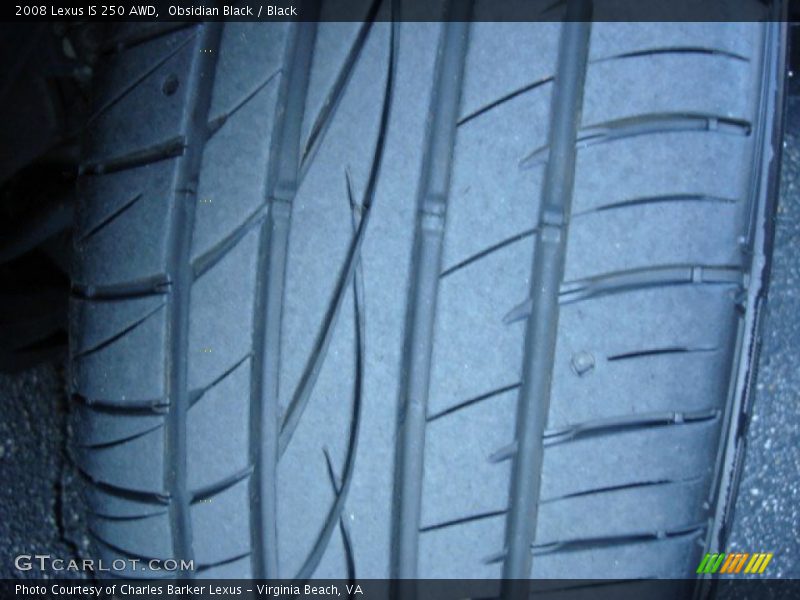 Obsidian Black / Black 2008 Lexus IS 250 AWD