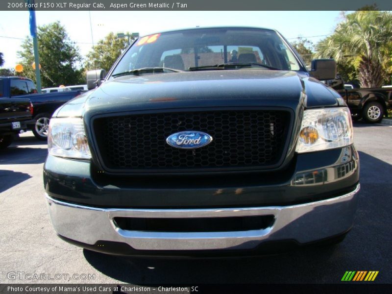Aspen Green Metallic / Tan 2006 Ford F150 XLT Regular Cab