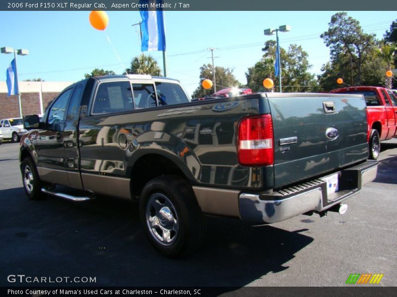 Aspen Green Metallic / Tan 2006 Ford F150 XLT Regular Cab