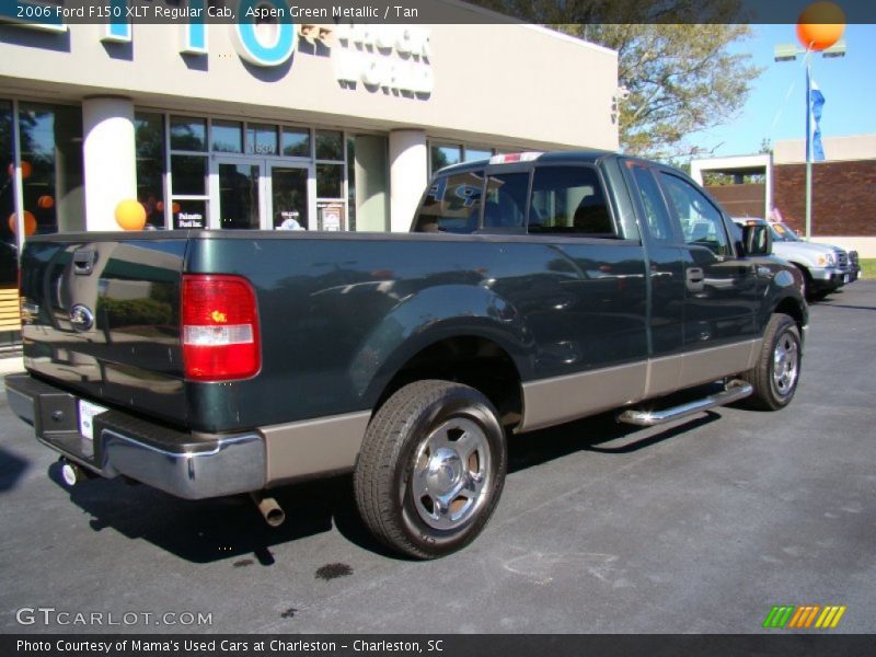 Aspen Green Metallic / Tan 2006 Ford F150 XLT Regular Cab