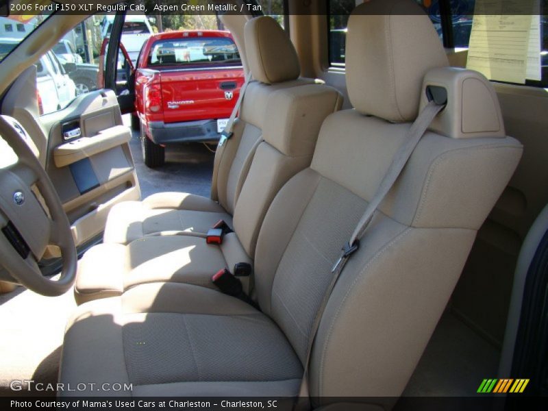Aspen Green Metallic / Tan 2006 Ford F150 XLT Regular Cab