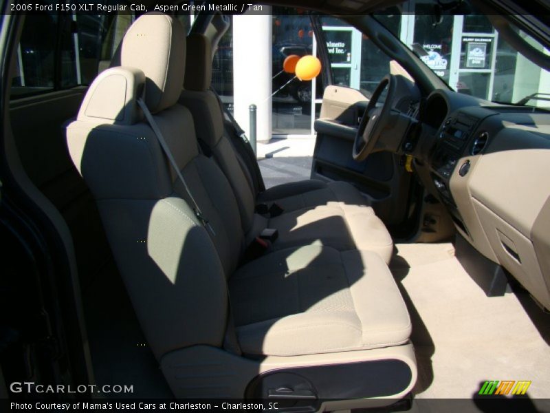 Aspen Green Metallic / Tan 2006 Ford F150 XLT Regular Cab
