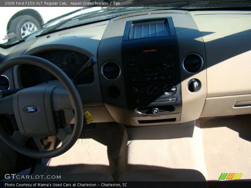Aspen Green Metallic / Tan 2006 Ford F150 XLT Regular Cab