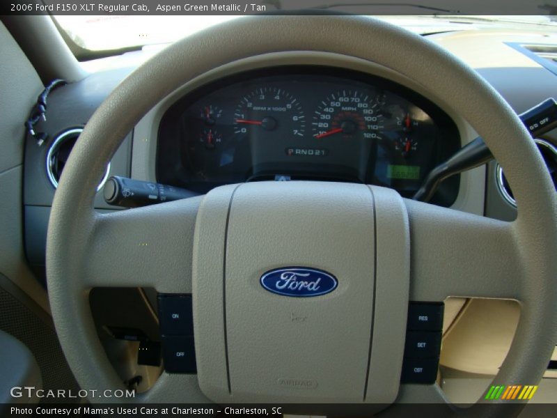 Aspen Green Metallic / Tan 2006 Ford F150 XLT Regular Cab