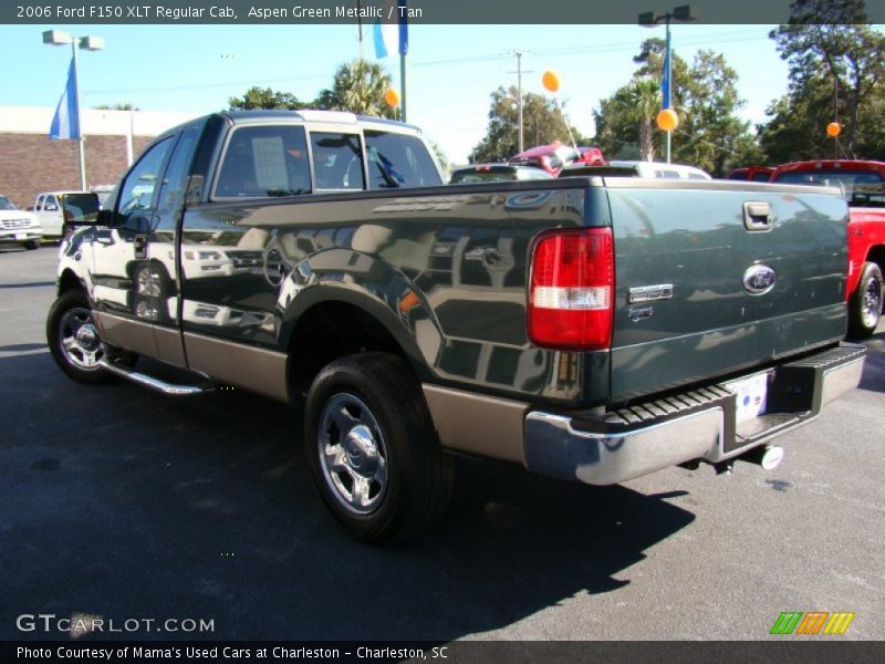Aspen Green Metallic / Tan 2006 Ford F150 XLT Regular Cab
