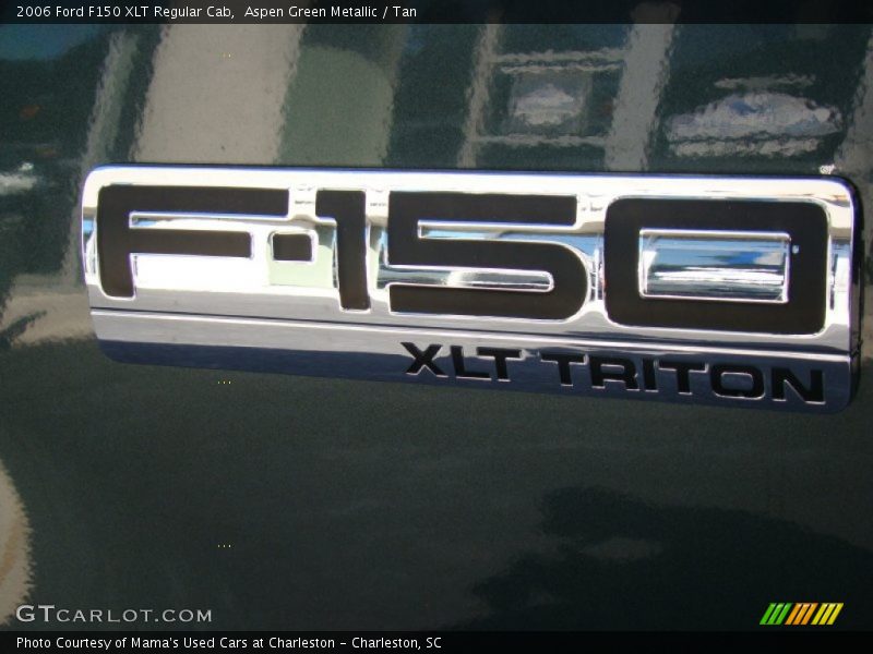 Aspen Green Metallic / Tan 2006 Ford F150 XLT Regular Cab