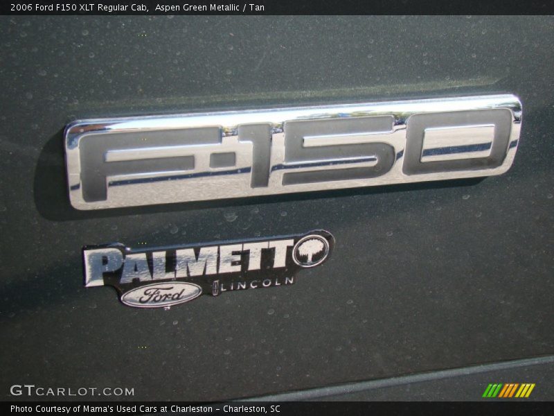 Aspen Green Metallic / Tan 2006 Ford F150 XLT Regular Cab