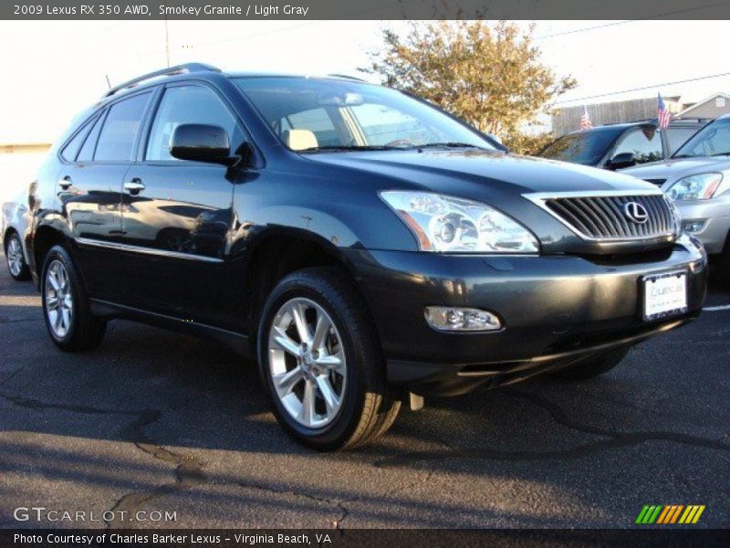 Smokey Granite / Light Gray 2009 Lexus RX 350 AWD