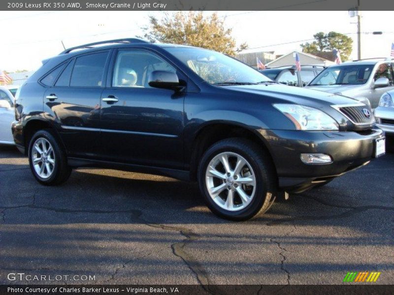Smokey Granite / Light Gray 2009 Lexus RX 350 AWD
