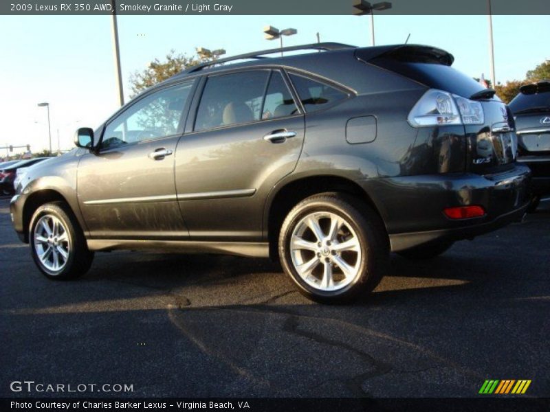 Smokey Granite / Light Gray 2009 Lexus RX 350 AWD