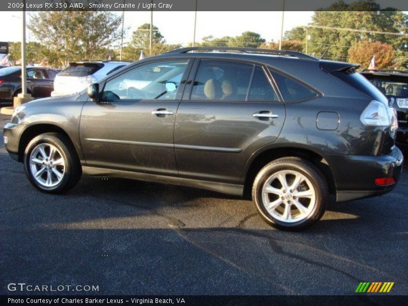 Smokey Granite / Light Gray 2009 Lexus RX 350 AWD