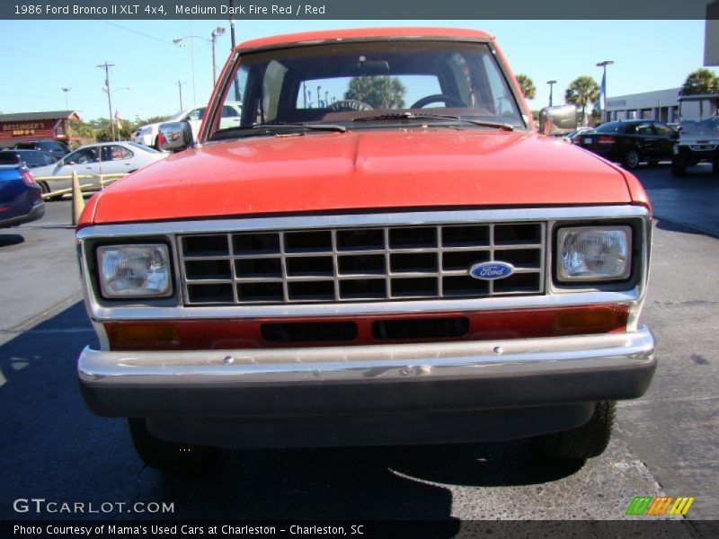  1986 Bronco II XLT 4x4 Medium Dark Fire Red