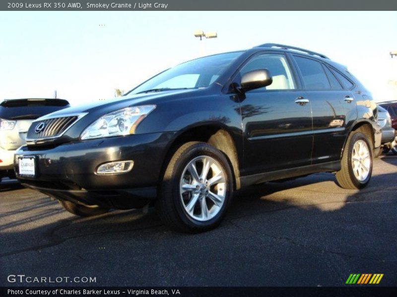 Smokey Granite / Light Gray 2009 Lexus RX 350 AWD