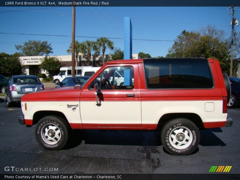  1986 Bronco II XLT 4x4 Medium Dark Fire Red