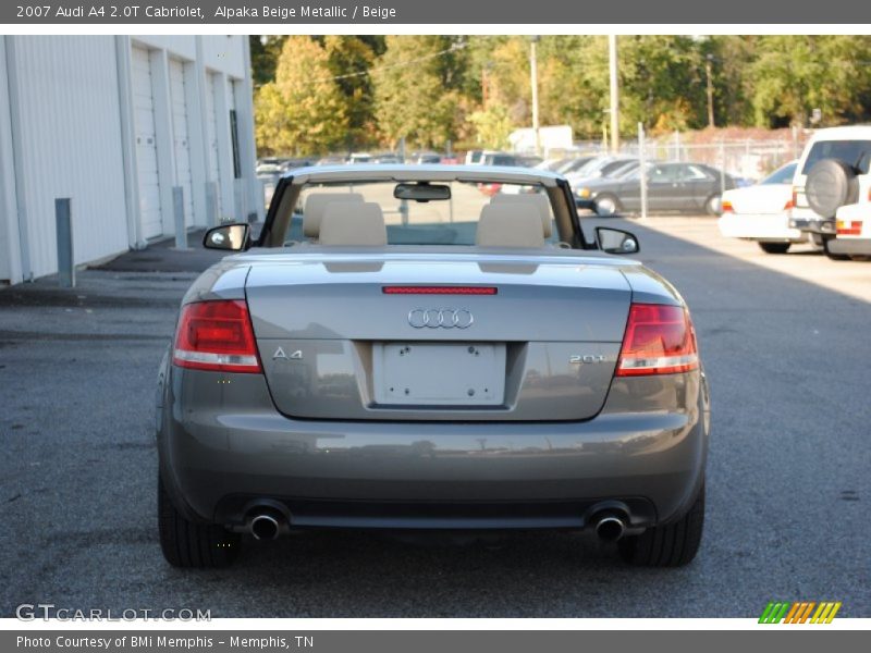 Alpaka Beige Metallic / Beige 2007 Audi A4 2.0T Cabriolet