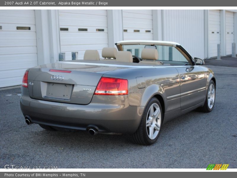 Alpaka Beige Metallic / Beige 2007 Audi A4 2.0T Cabriolet