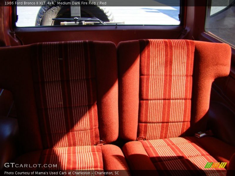  1986 Bronco II XLT 4x4 Red Interior