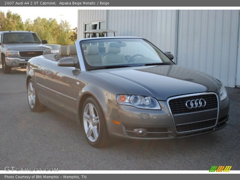 Alpaka Beige Metallic / Beige 2007 Audi A4 2.0T Cabriolet