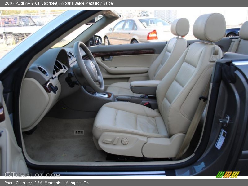 Alpaka Beige Metallic / Beige 2007 Audi A4 2.0T Cabriolet