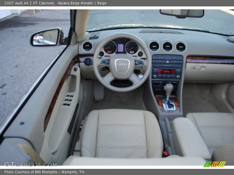 Alpaka Beige Metallic / Beige 2007 Audi A4 2.0T Cabriolet