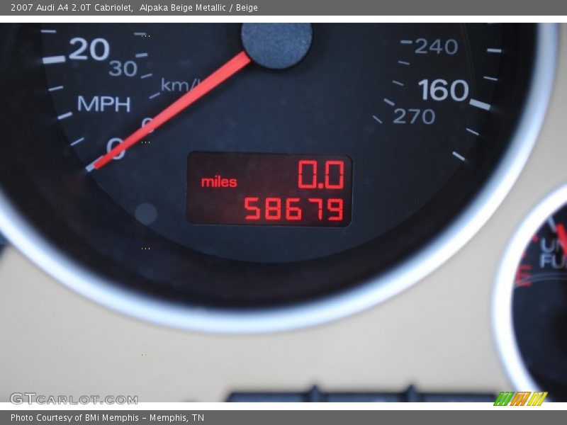 Alpaka Beige Metallic / Beige 2007 Audi A4 2.0T Cabriolet