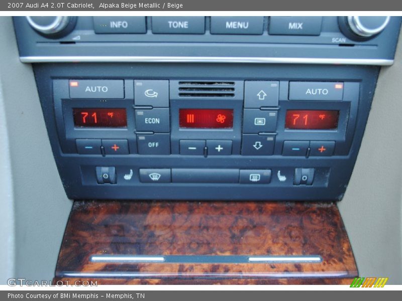 Alpaka Beige Metallic / Beige 2007 Audi A4 2.0T Cabriolet