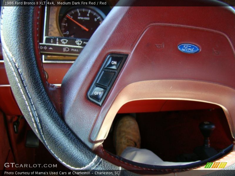 Medium Dark Fire Red / Red 1986 Ford Bronco II XLT 4x4