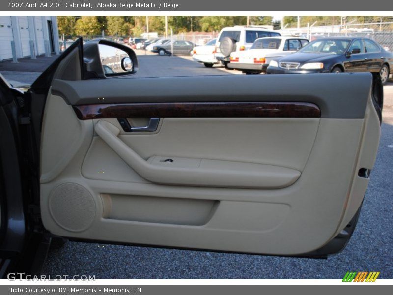 Alpaka Beige Metallic / Beige 2007 Audi A4 2.0T Cabriolet