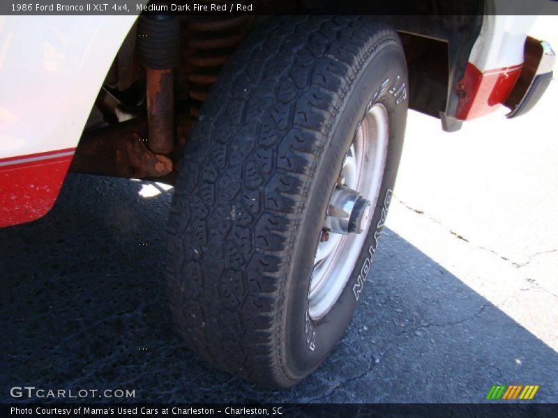 Medium Dark Fire Red / Red 1986 Ford Bronco II XLT 4x4