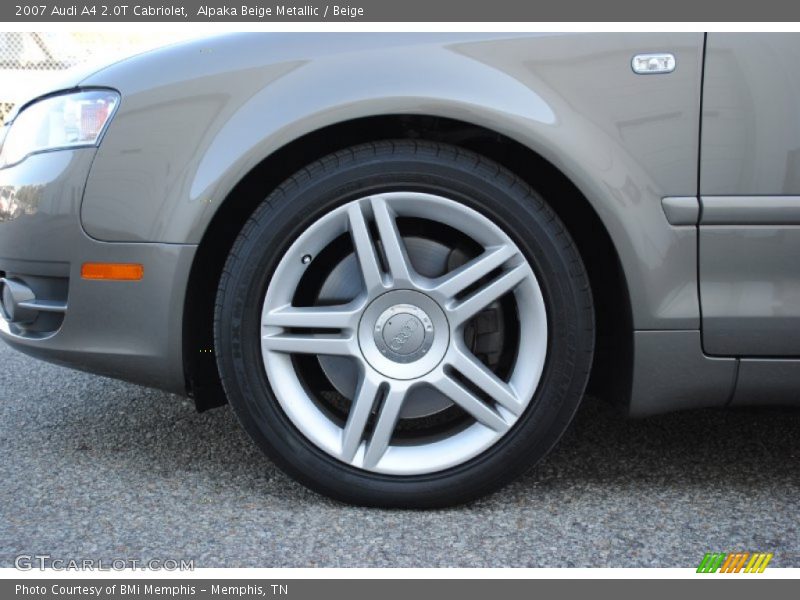 Alpaka Beige Metallic / Beige 2007 Audi A4 2.0T Cabriolet