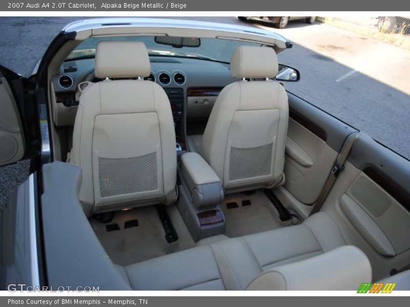 Alpaka Beige Metallic / Beige 2007 Audi A4 2.0T Cabriolet