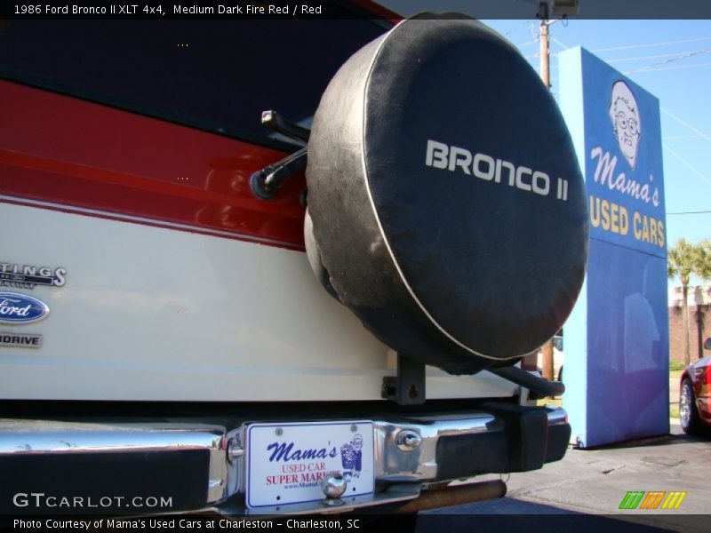 Medium Dark Fire Red / Red 1986 Ford Bronco II XLT 4x4