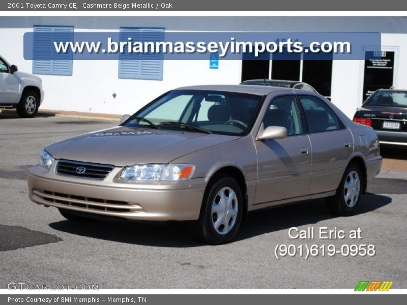 Cashmere Beige Metallic / Oak 2001 Toyota Camry CE